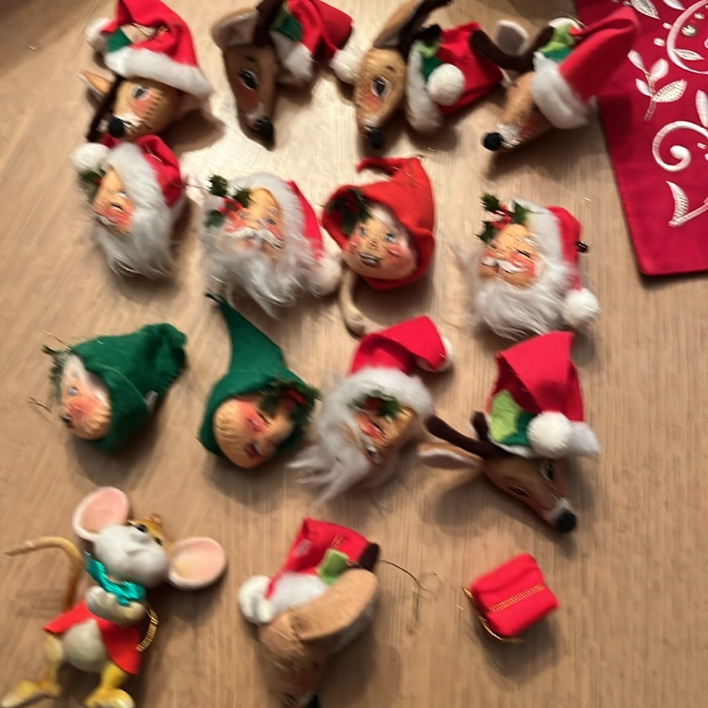 Vintage Annalee tree ornaments (14) - Picture 9 of 9